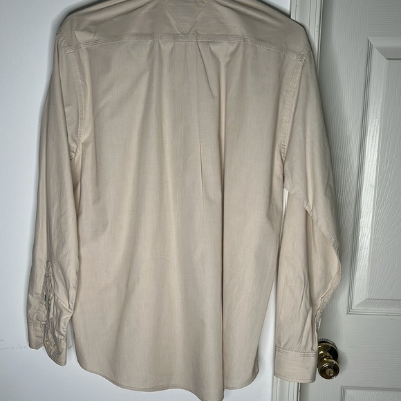 TOMMY HiLFIGER Men's Beige Shirt CX - Picture 5 of 9